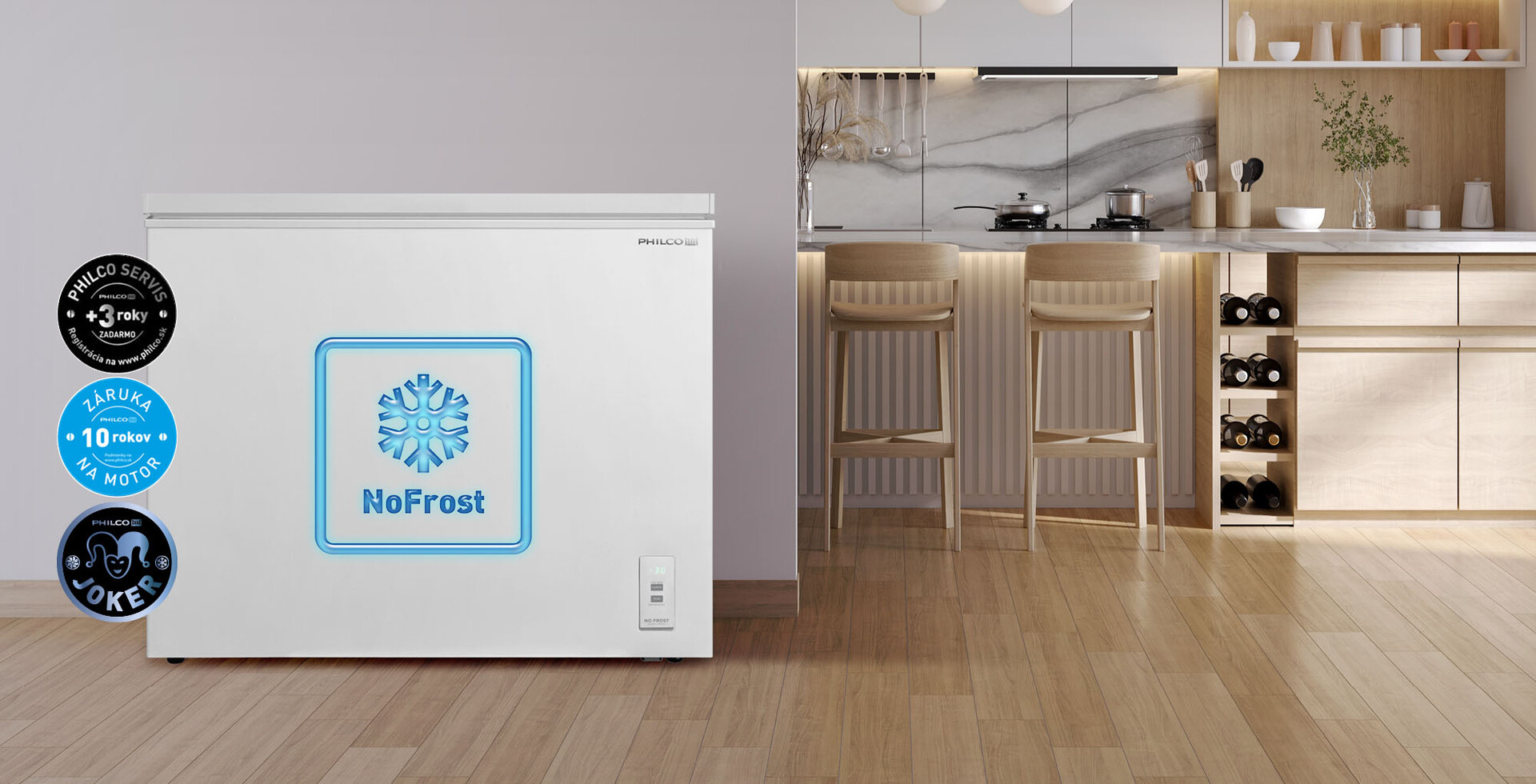 Prvá NoFrost pultová mraznička