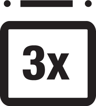 3x sklo dverí