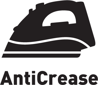 AntiCrease - na konci programu sušenia je fáza AntiCrease, kedy je bielizeň v bubne 30 minút v krátkych intervaloch našuchorená, aby sa minimalizovalo jej pokrčenie.