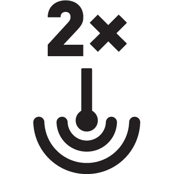 2x Booster - zvýšený výkon