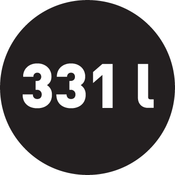 Objem chladničky 331 l