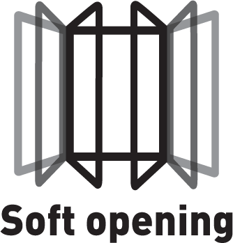 SoftOpening - zaisťuje jemné otváranie dvierok bubna.