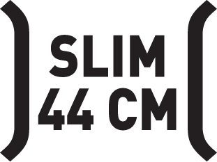 Slim 44 cm - hĺbka spotrebiča 44 cm