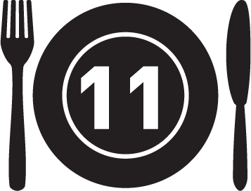 11 súprav riadu