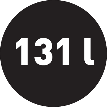 Objem mrazničky 131 l