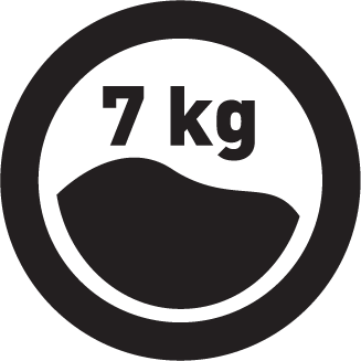 Náplň bielizne 7 kg