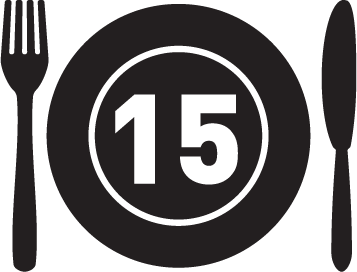 15 súprav riadu