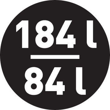 Objem chladničky/mrazničky 184/84 l