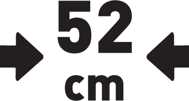 Šírka 52 cm