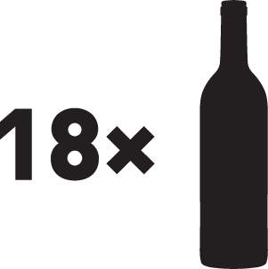 Počet fliaš 18x