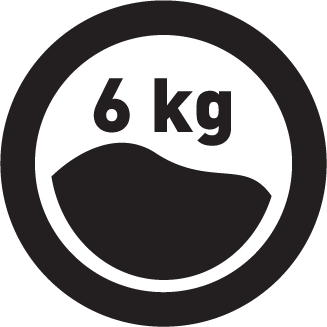 Náplň bielizne 6 kg