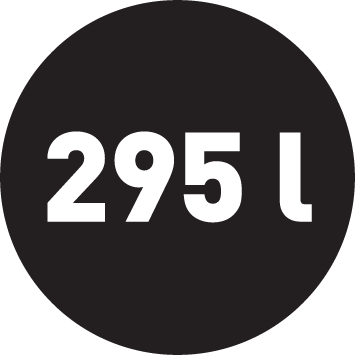 Objem chladničky 295 l