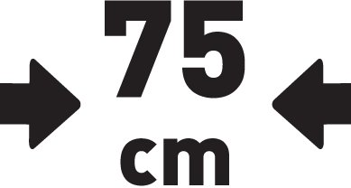 Šírka 75 cm