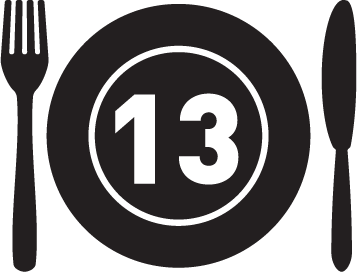 13 súprav riadu